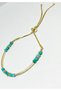 Natural Turquoise Stone Bracelet – Handmade Women's Bracelet with Turquoise Stone - 7