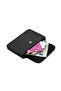 2 Pieces Black and White Faux Leather Multi-Compartment Women's Card Holder Wallet Set - 13X9 cm - 6