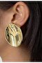 Gold Color Steel Earring - 2