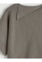 Lcwaikiki Classic Asymmetric Collar Oversized Women's Knitwear Sweater - 8