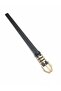 Women's Belt Three Bridge Detail Gold Buckle 2.3 cm - 2