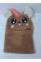 Plush Neck Warmer Beanie with Ears Featuring Girl and Boy Figures for Ages 3-8, Full Face Protection Winter Hat - 3