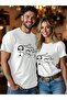 Double Matching Set 1 Men's Model Valentine's Day Printed Relaxed Fit T-shirt