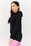Women Sportswear Fit Long Sleeve Running Hoodie, Black - 4
