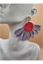 CERCEI din piele naturala STATEMENT FLOWES - 2
