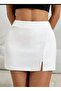 Single Slit Mini Skirt with Shorts Inside - 2