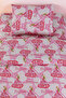 Princess Patterned Girls' Single Duvet Cover Set - Soft Cotton Texture - 7