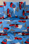 Car-Themed Boys' Single Duvet Cover Set - Soft Cotton Texture - 7