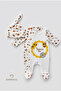 Aunt's Honey Written Newborn Baby Romper Hat Set Bee Pattern 100% Cotton Snap Fastener Baby Romper - 5