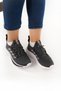 Unisex Orthopedic Light Sole Striped Detail Lace-Up Knitwear Casual Sports Shoes Breathable - 2