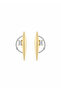 Aurora Edge Modern Zircon Baguette Stone Earrings