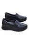Fully Orthopedic Diabetes Genuine Leather Padded Sole Daily Soft Mother's Flat Shoes - 4