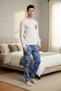 Men's Crew Neck Standard Sleeve Regular Fit Pajama Set Functional Quality 100% Cotton - 5
