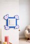 Floral Patterned Colorful Decorative Socket Key Frame - 3