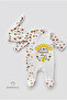 Newborn Baby Romper Hat Set with Dad's Honey Written on It, Bee Pattern, 100% Cotton, Snap Fastener Baby Romper - 5