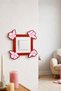Floral Patterned Colorful Decorative Socket Key Frame - 3