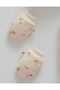 İncibaby 100% Cotton Sweet Cherry Baby Girl Set of 3 (Hat, Bib, Gloves) New Season 2026 - 4