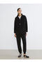 Lcw Modest Black Mock Neck Embroidered Fleece Women's Sweatshirt Tunic W5Kj08Z8 - 2