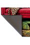 Mosso Multi-Colored Disco Ball and Cheetah Pattern Woven Base Modern Decorative Carpet Mosso2151 - 3