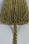 Gold Glitter Ram Horn Ribbon – Decorative Edge Trim and Handicraft Accessory (3 Meters) - 2