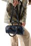 Women's Single Compartment Classic Model Hand and Shoulder Crossbody Bag 704