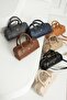 Women's Single Compartment Classic Model Hand and Shoulder Crossbody Bag 704 - 2