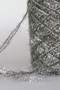 Silver Tassel Glitter Knitting Yarn between Two Layers of Grey Angora (600 Gr.) - 2