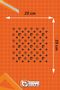 ملصق مطلي بنمط الكمبيوتر الشخصي مقاس 25 × 25 سم - ملصق للسيارة - المحرك - الكمبيوتر المحمول - الخوذة - 2