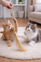 Natural Jute Rope Cat Toy / Cat Tassel / Cat Rope 60 cm