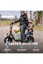 Electric Scooter 850W Motor Dual Seat, 48V10Ah Battery, 50KM/H Speed, 40KM Range, Dual Suspension - 3