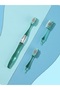 Toothbrush with Replacement Heads 1 Pink Set 1 Green Set - 4