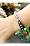 Silver Color Heart, Elastic Bracelet Acr8619