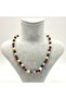 Certified Natural Stone Baby Necklace Agate Amazonite Obsidian Calcite Amber - 38 cm - 2