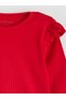 Lcw Baby Ecru Crew Neck Printed Baby Girl Blouse 3-Pack - 6