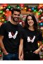 Double Matching Set 1 Men's Model Valentine's Day Printed Relaxed Fit T-shirt