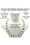 Certified Natural Stone Baby Necklace Howlite Turquoise Calcite Hematite Amazonite Amber - 38 cm