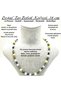 Certified Natural Stone Baby Necklace Howlite Turquoise Calcite Hematite Amazonite Amber - 38 cm - 5