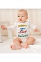 Mom and Dad Love Me Very Much Printed Snap-Button Long-Sleeved 2-Piece Bodysuit - 2