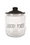 2-Piece Glass Detergent Dispenser Jar Set 3.8 L & 1.8 L – Laundry Powder / Bath Bombs, Storage Container - 3