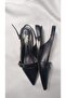 Stripe Patent Leather Flat Sole Women's Ballerinas - 2