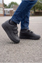 New Style Unisex Velcro Casual Sneaker Shoes Black - 3
