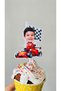 Racing Car Car Pilot Concept Theme Photo Boy's Birthday Cupcake Toothpick Decoration - 5