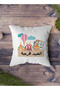 غطاء وسادة من البوليستر بتصميم العيد - 2
