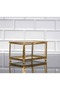 Framed Glass Ring Box - Jewelry Box (15X10X8 cm) - Gold Color - 3