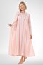 Mecit 6320 Powder Plus Size Women's Robe Pajamas Nightgown Set - 2