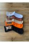 Set of 5 Teddy Bear Teddy Bear Patterned Colorful Tennis Socks - 2