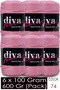 Diva Macrame Cord Thick (No:4) 074 Rose Pink (Pack of 6)