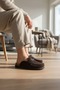 2235 Inner and Outer Genuine Suede Leather Full Orthopedic Top Quality Home, Office, Guest, Groom and Bride Dowry Slippers - 4