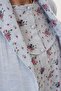 Mecit 6318 Blue Plus Size Women's Robe Pajamas Nightgown Set - 6