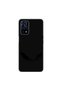 Oppo A55 Compatible Black Velvet Phone Case with Inside Velvet - 2